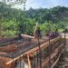 Kodim Abdya dan Warga Kebut Pembangunan Jembatan Beton di Gunung Cut