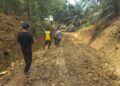 Pacu Pembangunan Jalan di Desa Liang Bunyu, Kodim 0911/Nunukan Kerahkan Alat Berat ke Lokasi TMMD ke-129