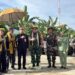 Tradisi Tepung Tawar Khas Kabupaten Nunukan Sambut Kedatangan Tim Wasev TMMD ke 129 Kodim 0911/Nnk