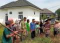 Dukung Ketahanan Pangan, Serda Evie Saputra Bahas Permasalahan Pertanian Bersama Petani