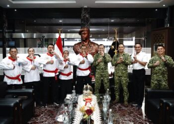 Kunjungi Makopassus, Dankodiklatad Dorong Merpati Putih Cetak Generasi Unggul dan Berkarakter