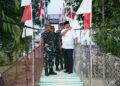 Pangdam IM Resmikan Jembatan Perintis Garuda di Aceh Tamiang