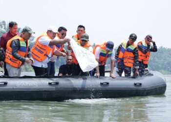 Dandim 0208/Asahan Bersama Bupati dan Forkopimda Meriahkan Festival Sungai Asahan