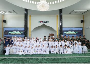Keluarga Besar Kodim 0208/Asahan Peringati Maulid Nabi Muhammad Salallahu’alaihiwasallam 1448 H