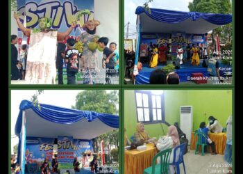 Babinsa Koja Monitoring Kegiatan Pendayagunaan Ruang Publik Pagelaran Seni Budaya, Pameran Karya Seni,dan Bazar UMKM