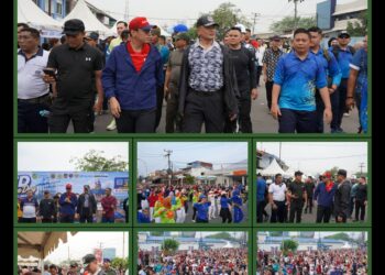 ‎BELAWAN KEMBALI BERDETAK DI MINGGU PAGI CERIA: KODAERAL I AJAK 800 WARGA SEHAT, GUYUB, DAN RAYAKAN PESISIR  ‎