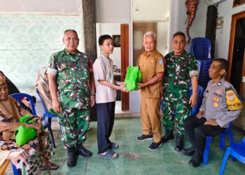 Jaga Jakarta On The Spot, Kodim 0506/Tangerang Salurkan 50 Paket Sembako dan Serap Aspirasi Warga Pondok Aren