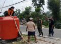 Koramil 03/Serpong Bersama BPBD Tangsel Salurkan Air Bersih untuk Warga Keranggan