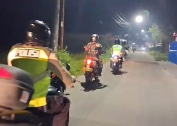 Sinergitas TNI–POLRI, Koramil 12/Rajeg Gelar Patroli Bersama Polsek, Antisipasi Daerah Rawan Begal