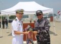 USAI LATIHAN DENGAN KAPAL PERANG RUSIA SAAT EXERCISE ORRUDA 2026, KRI GNR-332 TIBA DI PANGKALAN YOKOSUKA JEPANG