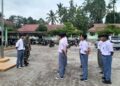 Babinsa Koramil 03/Sungai Sariak Bersama Bhabinkamtibmas Polsek VII Koto Melaksanakan Seleksi Calon Anggota Paskibra Tingkat Kecamatan VII Koto Patamuan