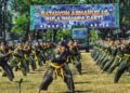 Prajurit Yonarhanud 16 Kostrad Tunjukkan Semangat Juang di Lomba Pencak Silat Militer TNI AD