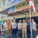 Menyongsong HUT RI, Babinsa Koramil 0201-04/MK Serka R.Pakpahan Ajak Warga Kibarkan Bendera Merah Putih