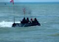 PASUKAN PENDARAT KORPS MARINIR BERHASIL REBUT DAN KUASAI PANTAI LAWAN