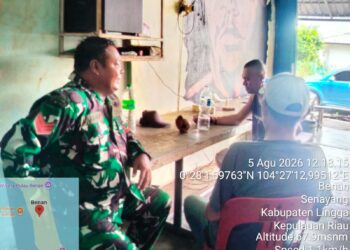 Babinsa Koramil 06/Senayang Gencarkan Sosialisasi Karhutla, Wujud Nyata Bela Negara Melalui Kepedulian Lingkungan