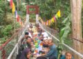 Jembatan Rambin Diresmikan, Koramil 12/LP: Akses Ekonomi dan Pendidikan Warga Semakin Lancar