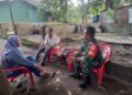 Pererat Silaturahmi Dengan Warga Binaan, Babinsa Laksanakan Giat Komsos