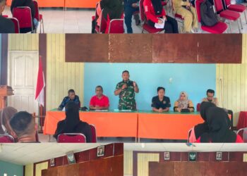 Danramil 06/Senayang Pimpin Rakornis, Matangkan Persiapan HUT ke-81 RI di Kecamatan Senayang