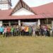 Peringati HUT Korem 023/KS, Koramil 07/Salak Galang Sinergi Bersihkan Lingkungan Pasar Klohi