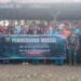 Koramil 03/Parongil Pimpin Pembersihan Massal Pasar Tradisional Sambut HUT RI ke-81