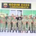 Kasdim 0209/LB Terima Kunjungan Tim Itjen Kemhan, Tertib Aset dan Dukung Kesejahteraan Prajurit