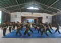 Semarak HUT Ke-1 Kodam XXIV/MT, Prajurit Unjuk Kemampuan dalam Lomba Pencak Silat Militer