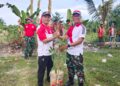 DANRAMIL 0201-06/MS KOLABORASI BERSAMA FORKOPIMCA MEDAN SUNGGAL GEBYARKAN HUT RI KE 81, MENANAM 1000 POHON PEDULI LINGKUNGAN HIDUP