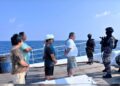 KRI KERAMBIT-627 BERHASIL GAGALKAN PENYELUNDUPAN DIDUGA BARANG TERLARANG NARKOBA SEJUMLAH 1,3 TON