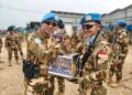 Satgas INDORDB XXXIX-G MONUSCO Peringati HUT Ke-61 Yonif 412/Bharata Eka Sakti di Republik Demokratik Kongo