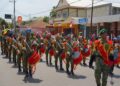 Dentuman Marching Band Kodam XXIV/MT Meriahkan Karnaval Pembangunan HUT ke-81 RI di Merauke