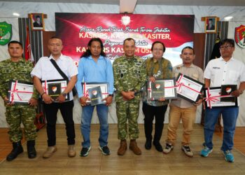 Sertijab Pejabat Staf Korem 052/Wijayakrama, Danrem Tekankan Profesionalisme dan Loyalitas Pengabdian