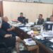 Babinsa Pandau Hilir Koordinasi Kesiapan Upacara HUT ke-81 Kemerdekaan RI