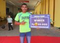 Pratu Miktam dari Yonif 320 Kostrad Raih Juara 1 IPEKA Run 5K Umum