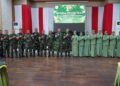 KOREM 042/GAPU IKUTI SYUKURAN HUT KE-1 KODAM XX/TIB SECARA VIRTUAL