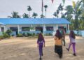 Babinsa Latih Siswi SD N 101805 Batu Rejo Tata Cara Pengibaran Bendera Merah Putih