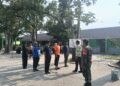 Babinsa Koramil 0201-11/MD Ikut Andil Latih Paskibra Sekolah Persiapan Upacara HUT RI Tingkat Kecamatan Medan Deli