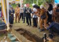 Wakili Dandim 0206/Dairi, Danramil 02/Sidikalang Hadiri Peletakan Batu Pertama Pembangunan Unit Sekolah Baru