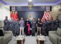 Perkuat Kerukunan Beragama, Aslog Kodaeral IX Terima Kunjungan Keuskupan TNI/Polri