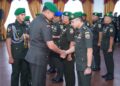 Pangdam I/BB Pimpin Serah Terima Pejabat dan Tradisi Korps Pejabat Kodam I/BB