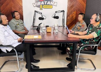 Dirbinmas Polda Papua Barat Daya Hadiri Podcast, Bahas Pencapaian Program Teritorial TNI AD