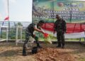 Danrem 042/Gapu Pimpin Penanaman Rumpun Bambu dan Pohon Produktif di Kawasan Sungai Batanghari