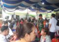 Babinsa Pandau Hilir Monitor MPP Roadshow di Kantor Camat Medan Perjuangan