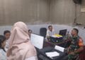 BABINSA KOMSOS DENGAN PERANGKAT KELURAHAN SIDOMULYO
