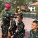 Yonif 13 Marinir Gelar Upacara Tradisi Penerimaan Perwira dan Tamtama Remaja Marinir