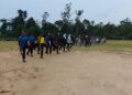 Jelang 17 Agustus, Babinsa Matangkan Paskibra Tigalingga hingga Posisi Pasukan Presisi