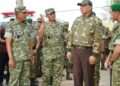 Menhan RI Kunjungi Yonif TP 942/AW, Tegaskan Prajurit TNI Harus Menjadi Kekuatan yang Dicintai Rakyat