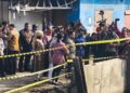 Personel Kodim 0502/JU Monitoring Kunker Gubernur Pramono Anung di Kali Cakung Lama,Targetkan Banjir Berkurang Signifikan