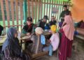 Satgas Yonarmed 13/Nanggala Gelar Bakti Kesehatan Gratis di Perbatasan