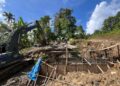 Bakti TNI untuk Rakyat, Pembangunan Jembatan Modular Sungai Belauna di Nias Capai 35 Persen