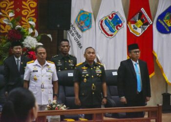 Sinergi Bersama Pemerintah Daerah, Pangdam XIII/Merdeka Hadiri Rapat Paripurna DPRD Provinsi Sulawesi Utara